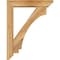 Ekena Millwork Imperial Slat Rough Sawn Bracket w/ Offset Brace, Western Red Cedar, 6"W x 28"D x 36"H BKT0604X28X36IMP06RWR - alternate 3